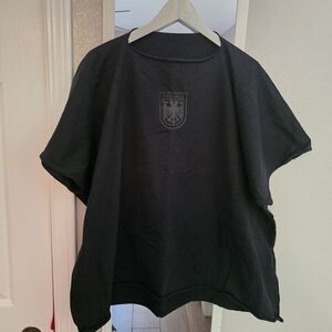 YZY Kanye West Vultures Boxy Fit T Shirt Black Size 3 Oversized